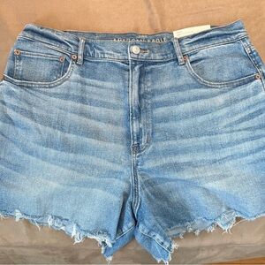 NWT - American Eagle Outfitters Blue Jean Shorts with Distressed Hem